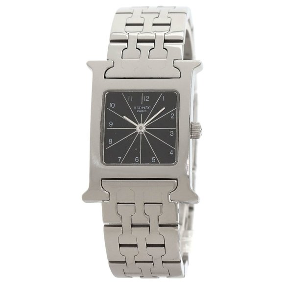 Hermes HH1.210 H Watch Stainless Steel SS Ladies HERMES - Picture 1 of 11
